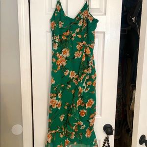 Bardot- floral print ruffle dress